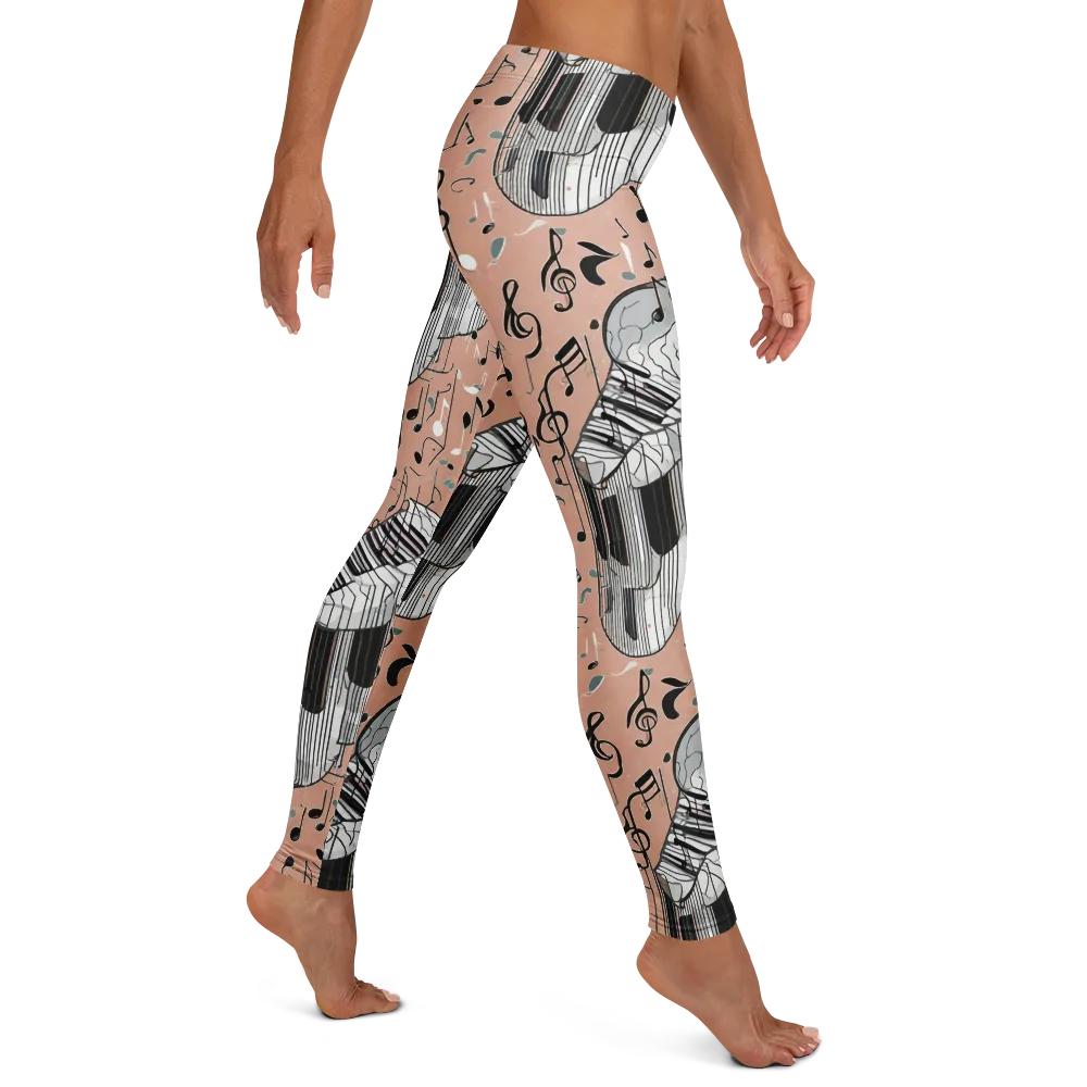 Rosé Rhapsody on Leggings — Right