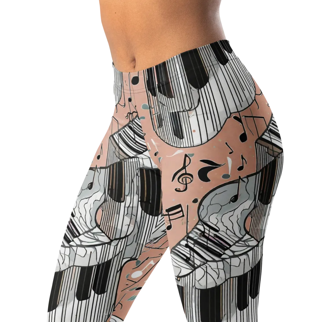 Rosé Rhapsody on Leggings — Left Front