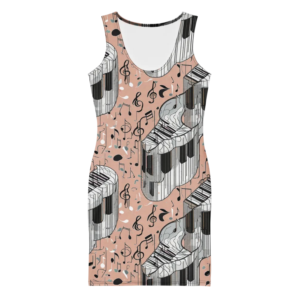 Rosé Rhapsody on Bodycon Dress — Front