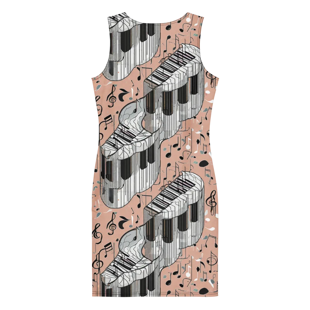 Rosé Rhapsody on Bodycon Dress — Back