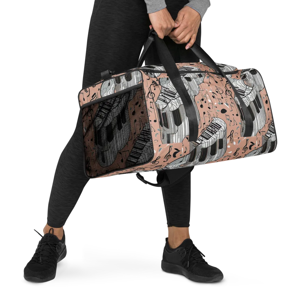 Rosé Rhapsody on Duffle Bag — Right Front