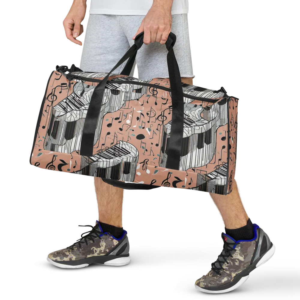 Rosé Rhapsody on Duffle Bag — Front