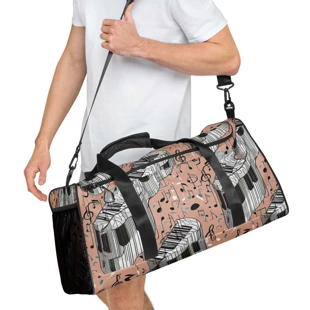 Rosé Rhapsody on Duffle Bag — Right Front