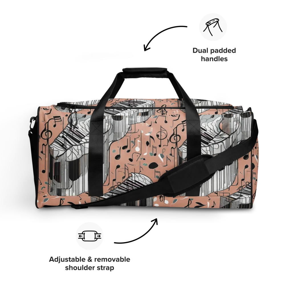 Rosé Rhapsody on Duffle Bag — Front