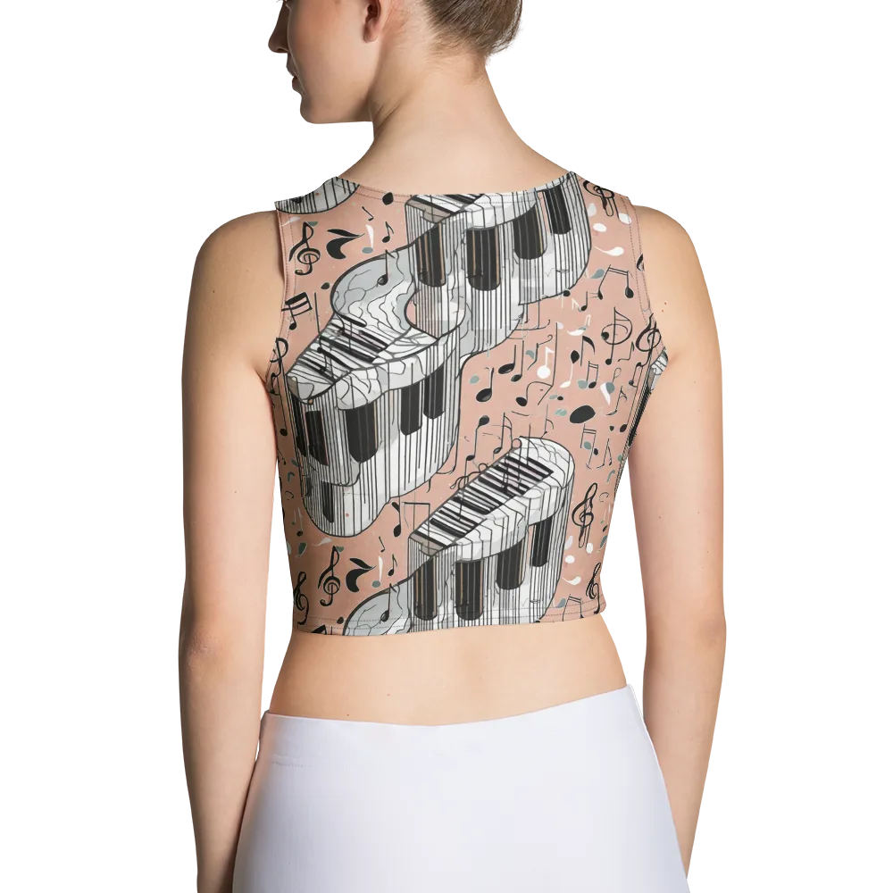 Rosé Rhapsody on Crop Top — Back