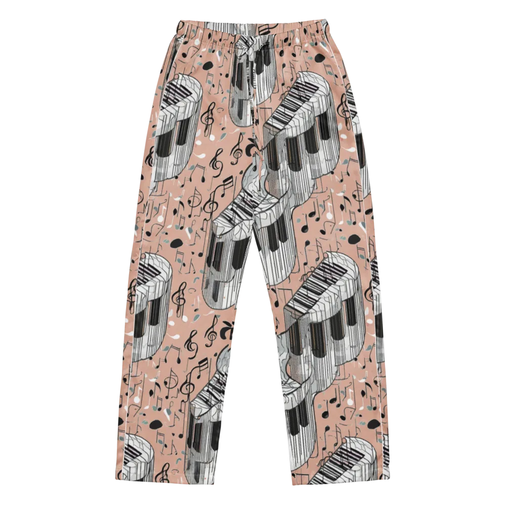 Rosé Rhapsody on Women's Pajama Pants — Front