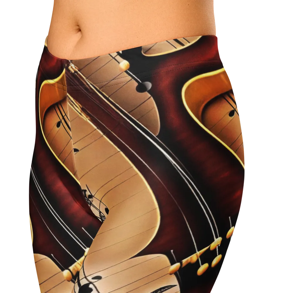 Velvet Virtuoso on Capri Leggings — Zoomed-in