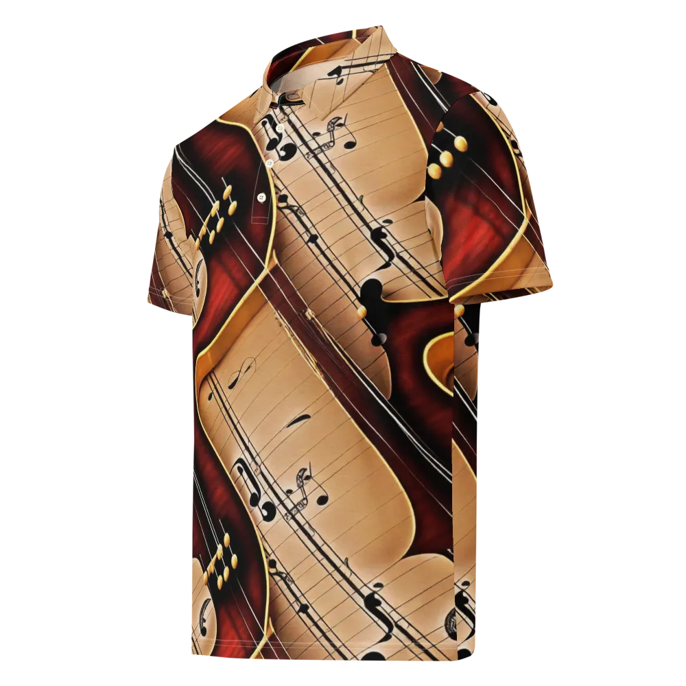 Velvet Virtuoso on Men's Slim Fit Polo Shirt — Left Front