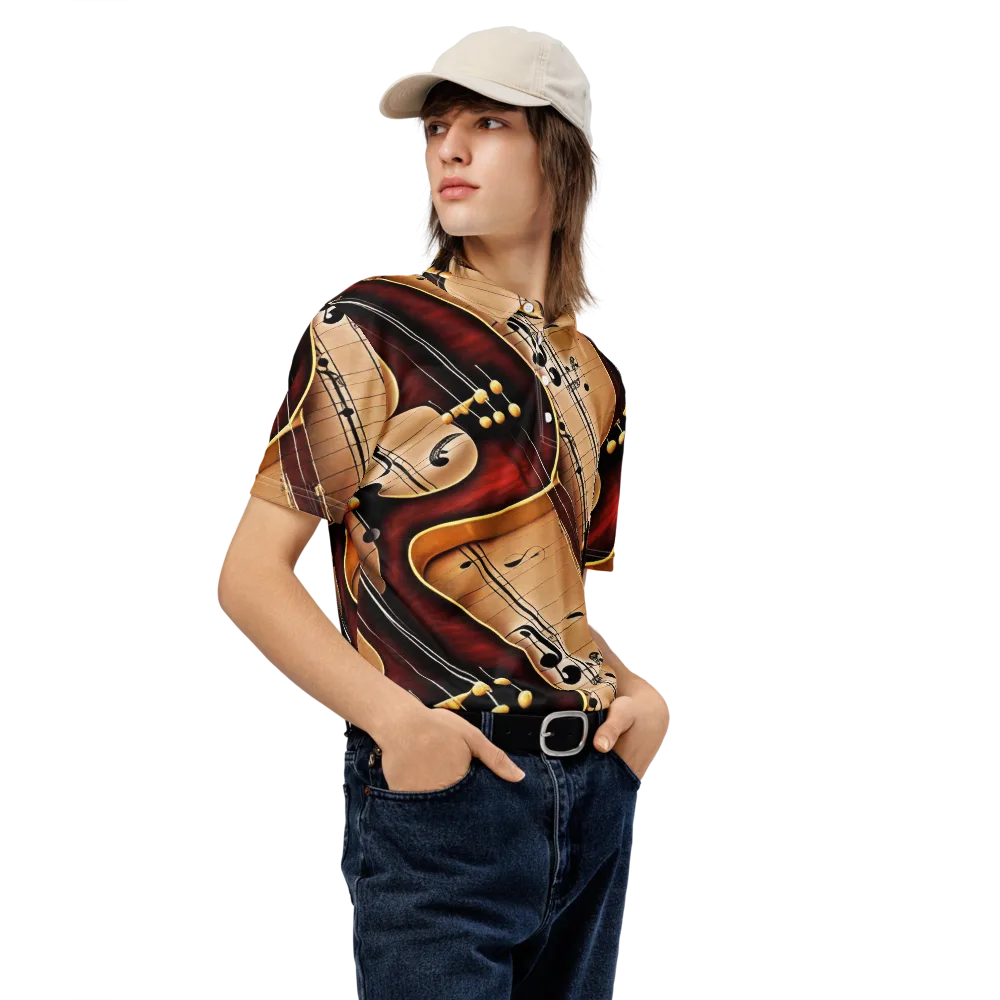 Velvet Virtuoso on Men's Slim Fit Polo Shirt — Right Front