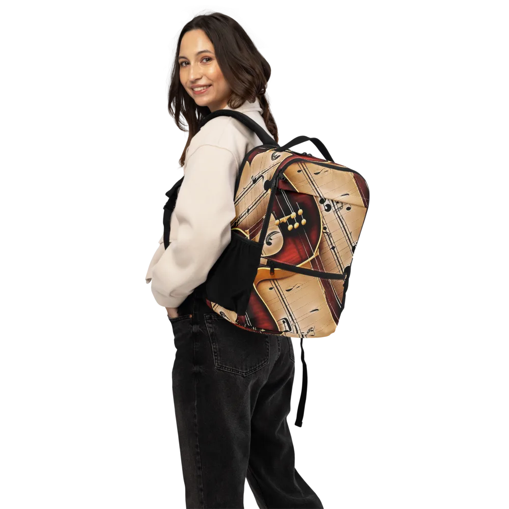 Velvet Virtuoso on Utility Backpack — Back