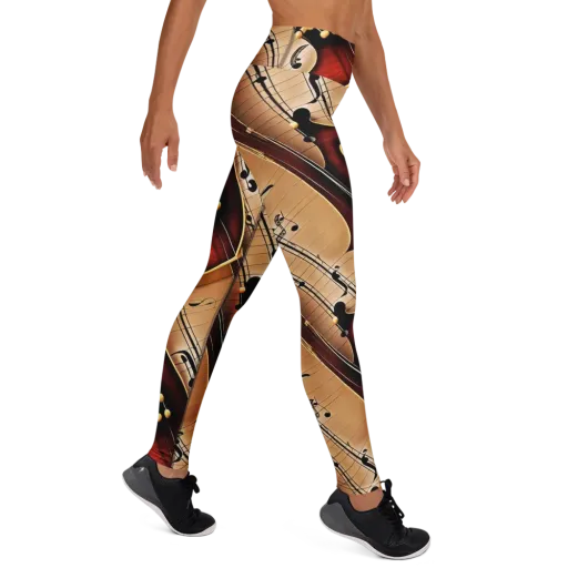 Velvet Virtuoso on a Yoga Leggings