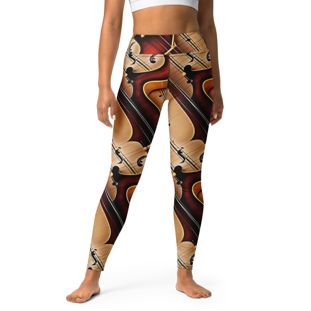 Velvet Virtuoso on Yoga Leggings — Front