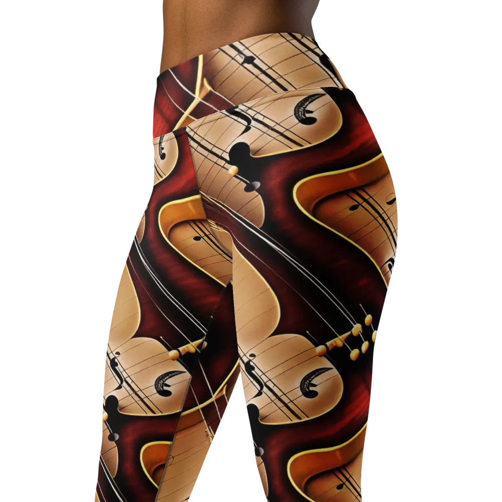 Velvet Virtuoso on Yoga Leggings — Left Front