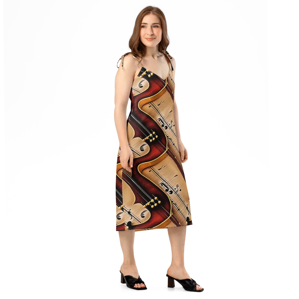 Velvet Virtuoso on Slip Dress — Right Front