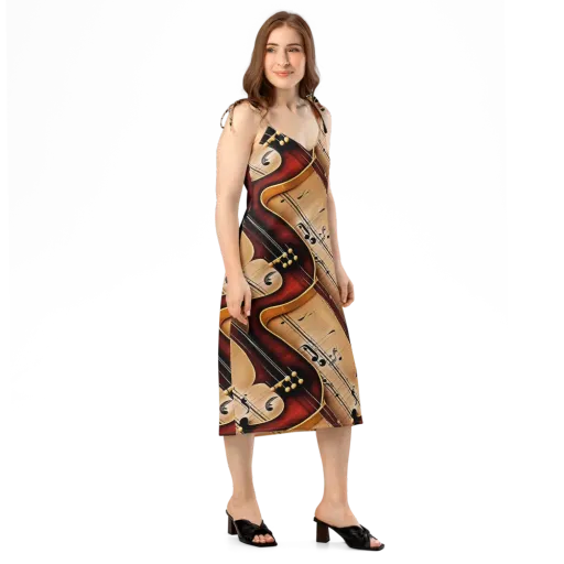 Velvet Virtuoso on a Slip Dress