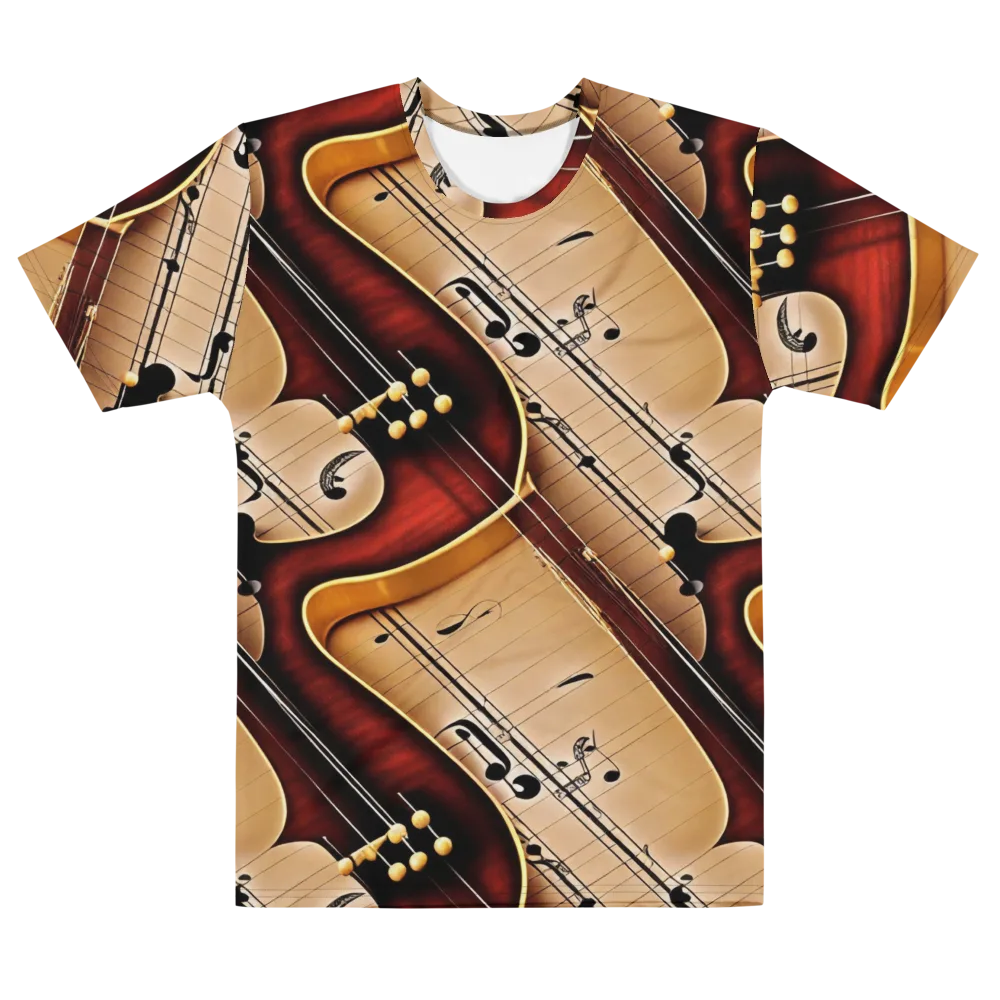 Velvet Virtuoso on Men's Cotton Crew Neck T-Shirt — Front