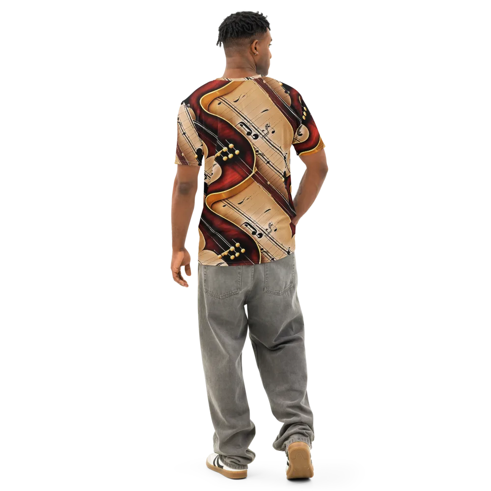 Velvet Virtuoso on Men's Cotton Crew Neck T-Shirt — Back