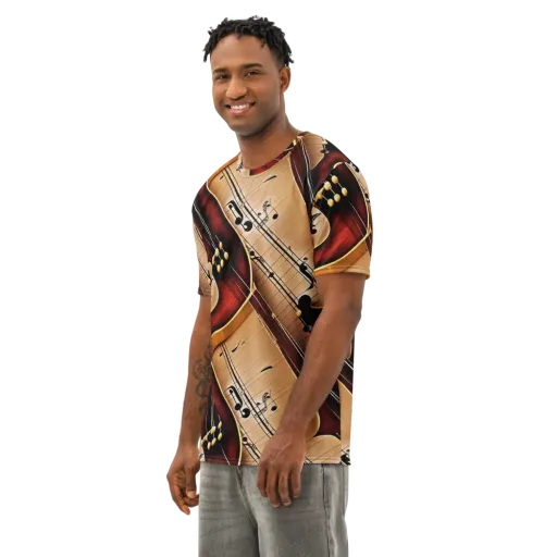Velvet Virtuoso on a Men's Cotton Crew Neck T-Shirt