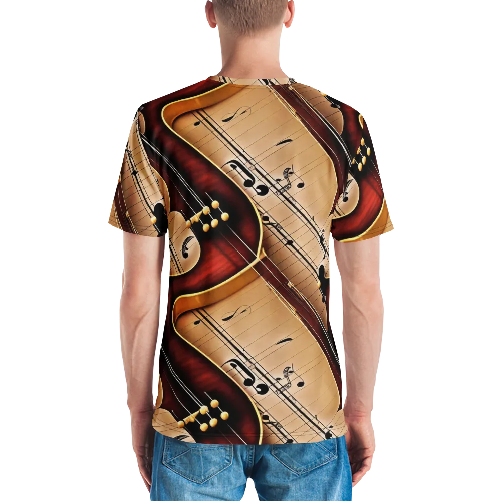 Velvet Virtuoso on Men's Crew Neck T-Shirt — Back