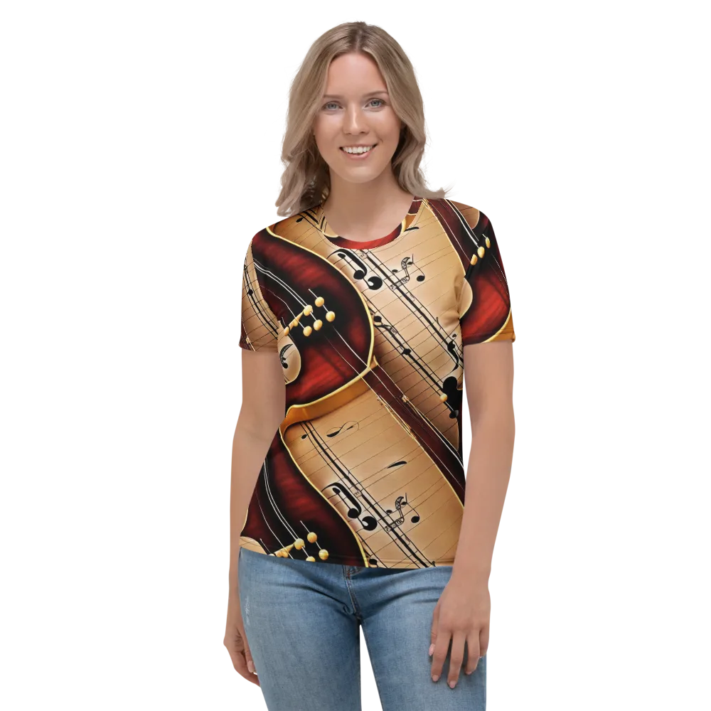 Velvet Virtuoso on Women's Crew Neck T-Shirt — Front