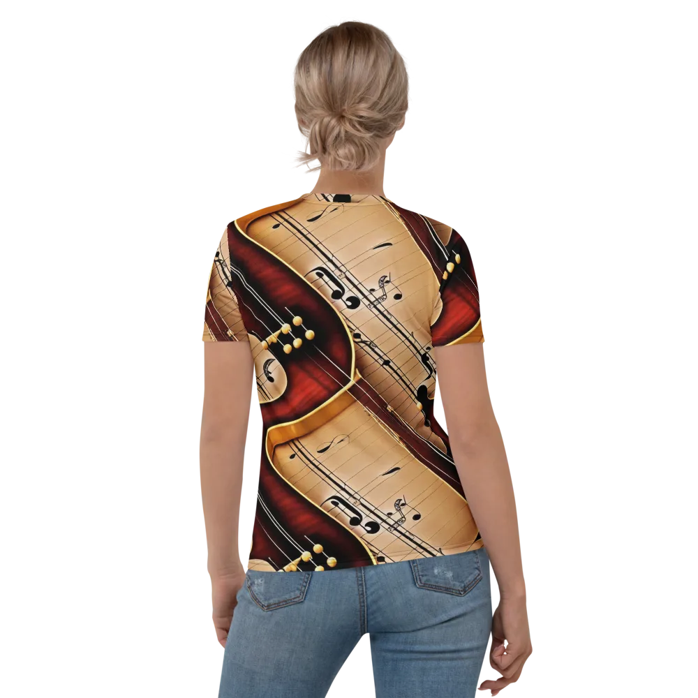 Velvet Virtuoso on Women's Crew Neck T-Shirt — Back