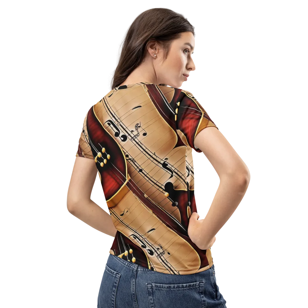 Velvet Virtuoso on Women's Crew Neck T-Shirt — Back