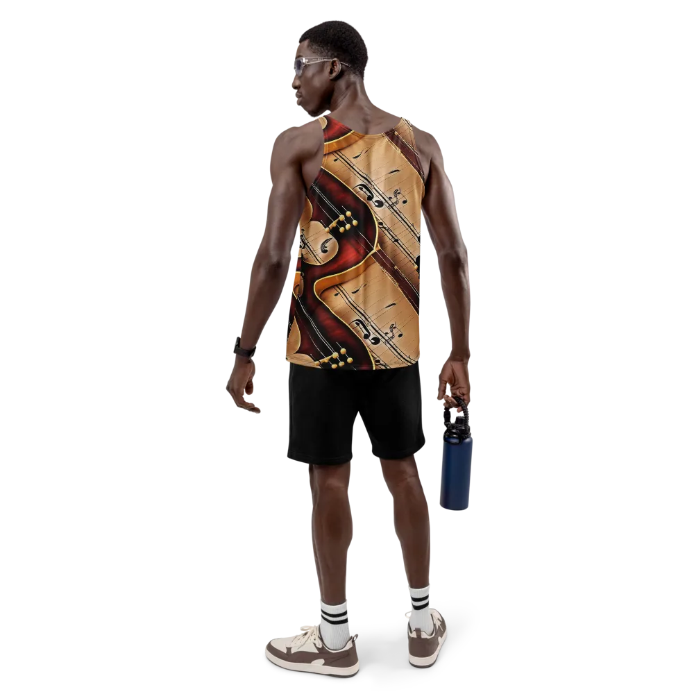 Velvet Virtuoso on Men's Tank Top — Back