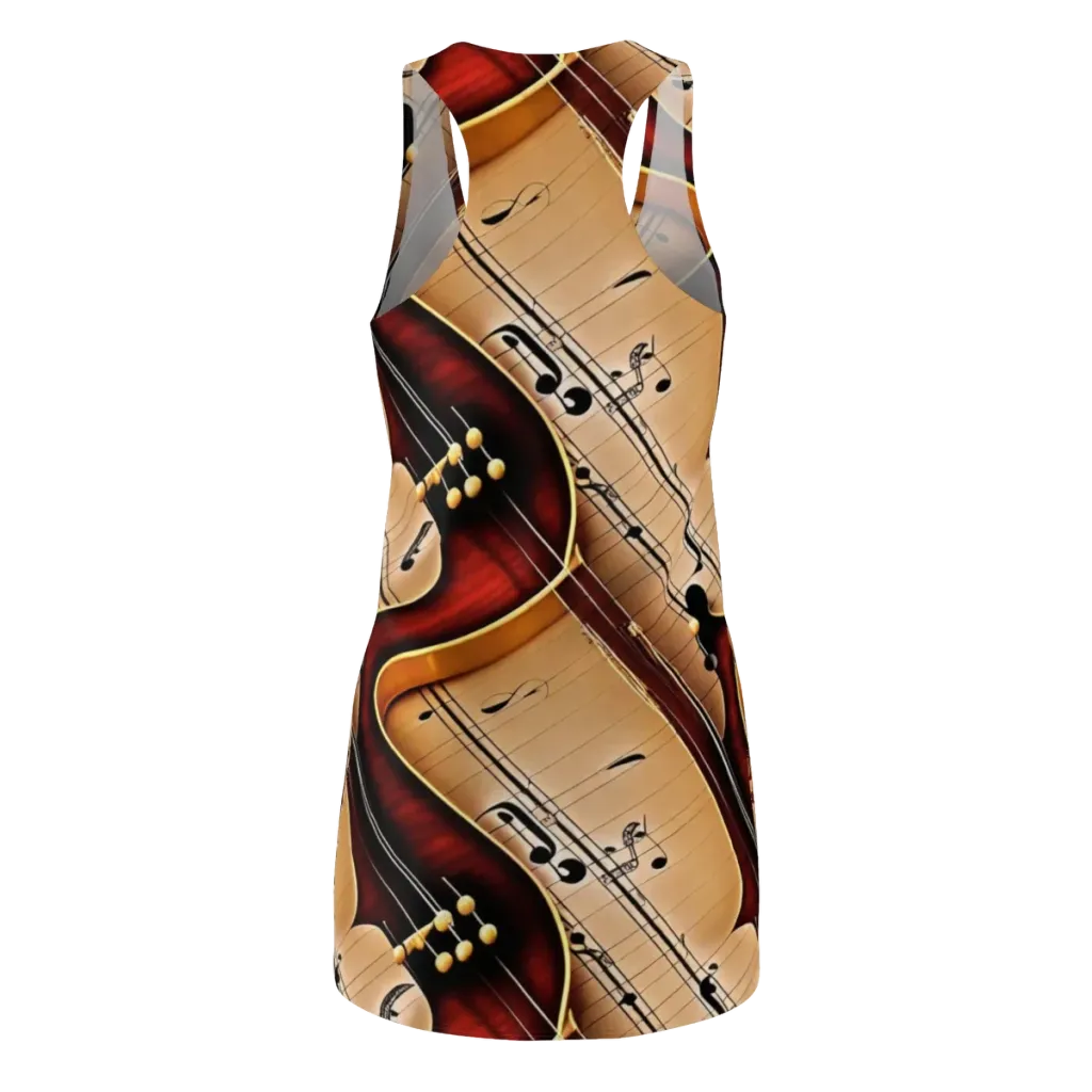 Velvet Virtuoso on Racerback Dress — Back