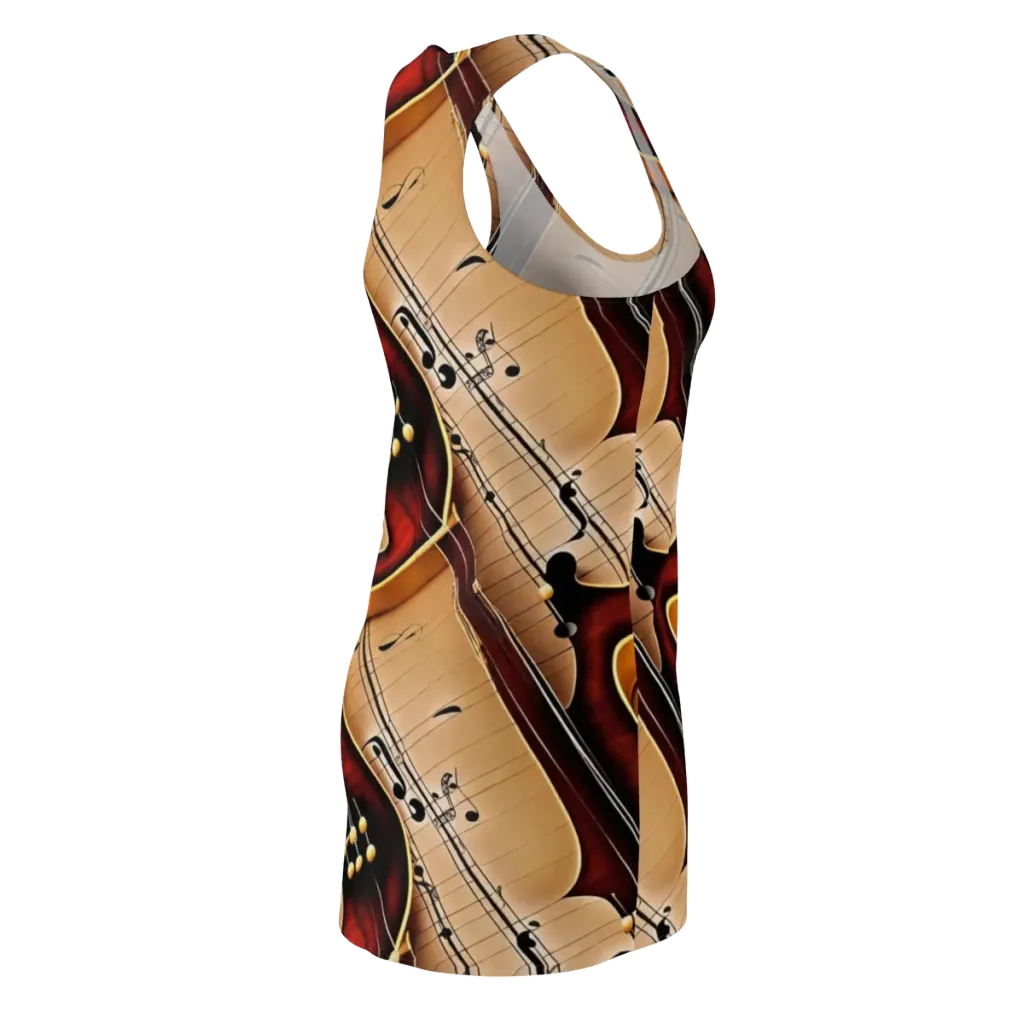 Velvet Virtuoso on Racerback Dress — Back Side