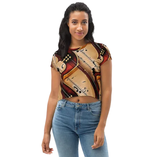 Velvet Virtuoso on a Crop Tee