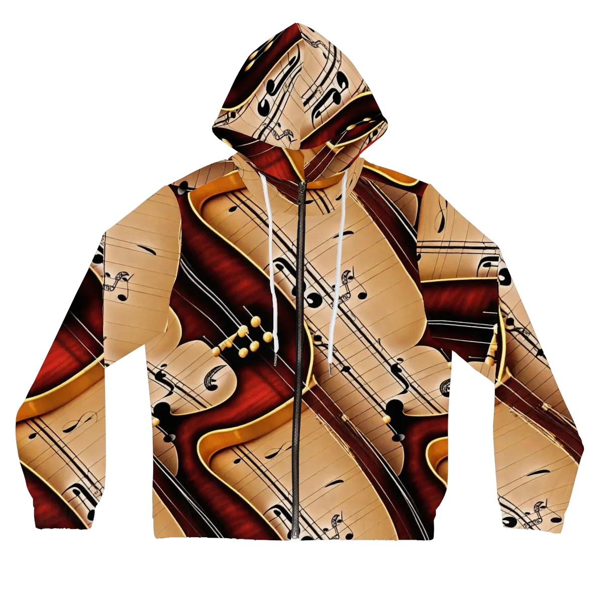 Velvet Virtuoso on Women's Full-Zip Hoodie — Front