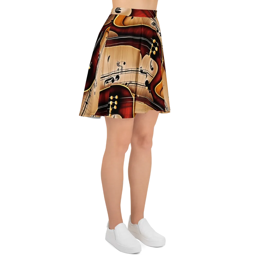 Velvet Virtuoso on Skater Skirt — Right