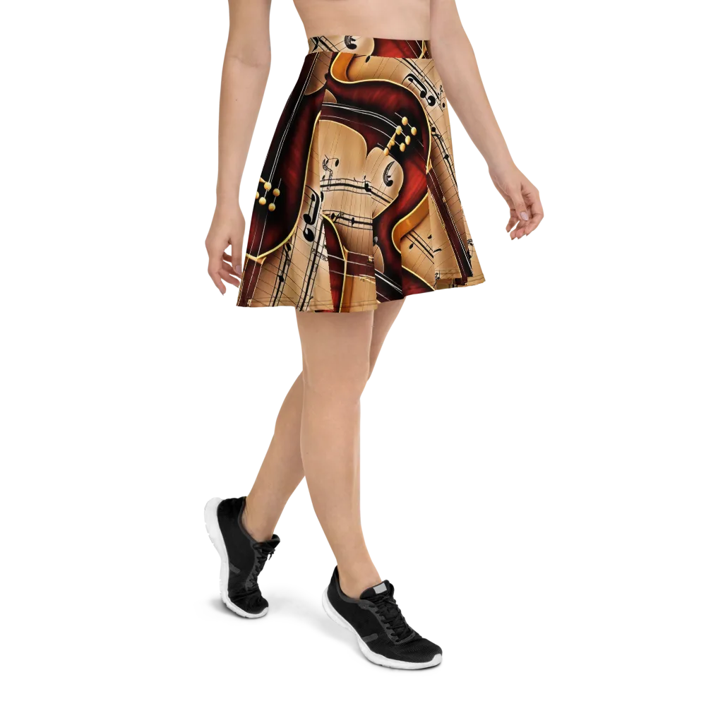 Velvet Virtuoso on Skater Skirt — Right