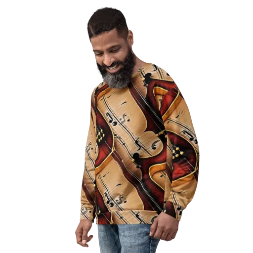 Velvet Virtuoso on a Sweatshirt