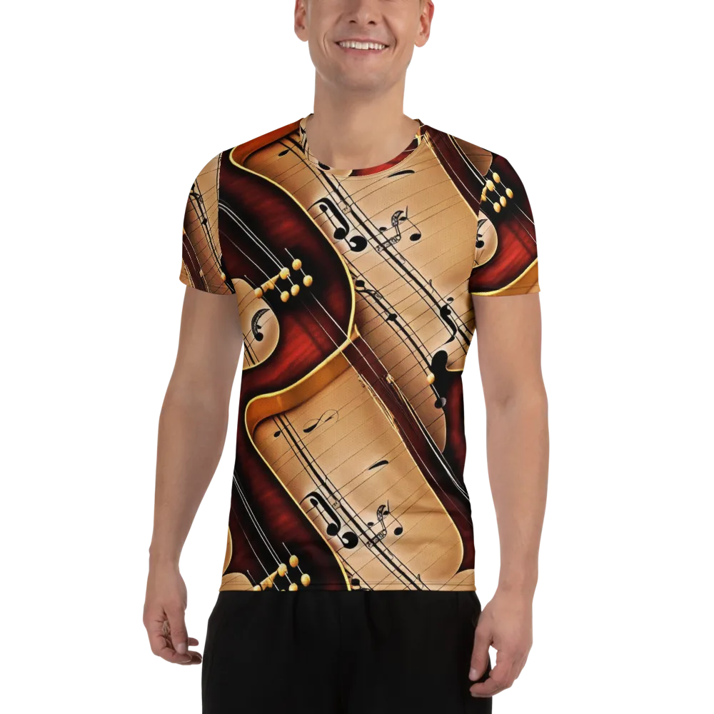 Velvet Virtuoso on Men's Athletic T-Shirt — Front