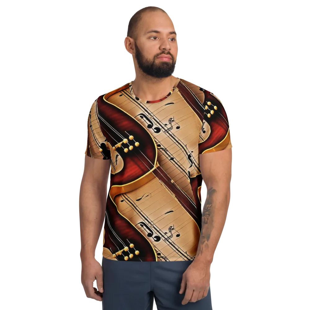 Velvet Virtuoso on Men's Athletic T-Shirt — Front