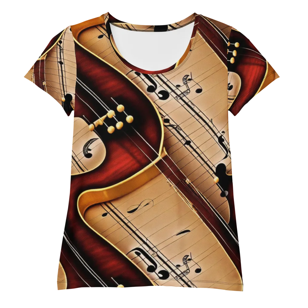Velvet Virtuoso on Women's Athletic T-Shirt — Front