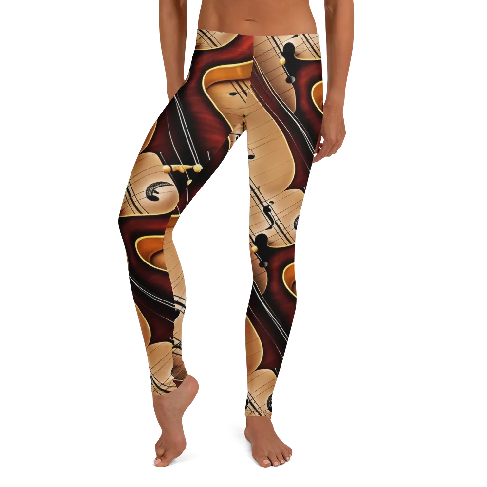 Velvet Virtuoso on Leggings — Front