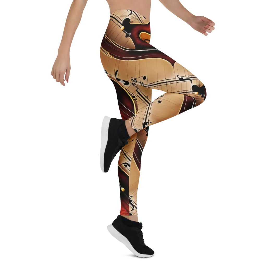 Velvet Virtuoso on Leggings — Right