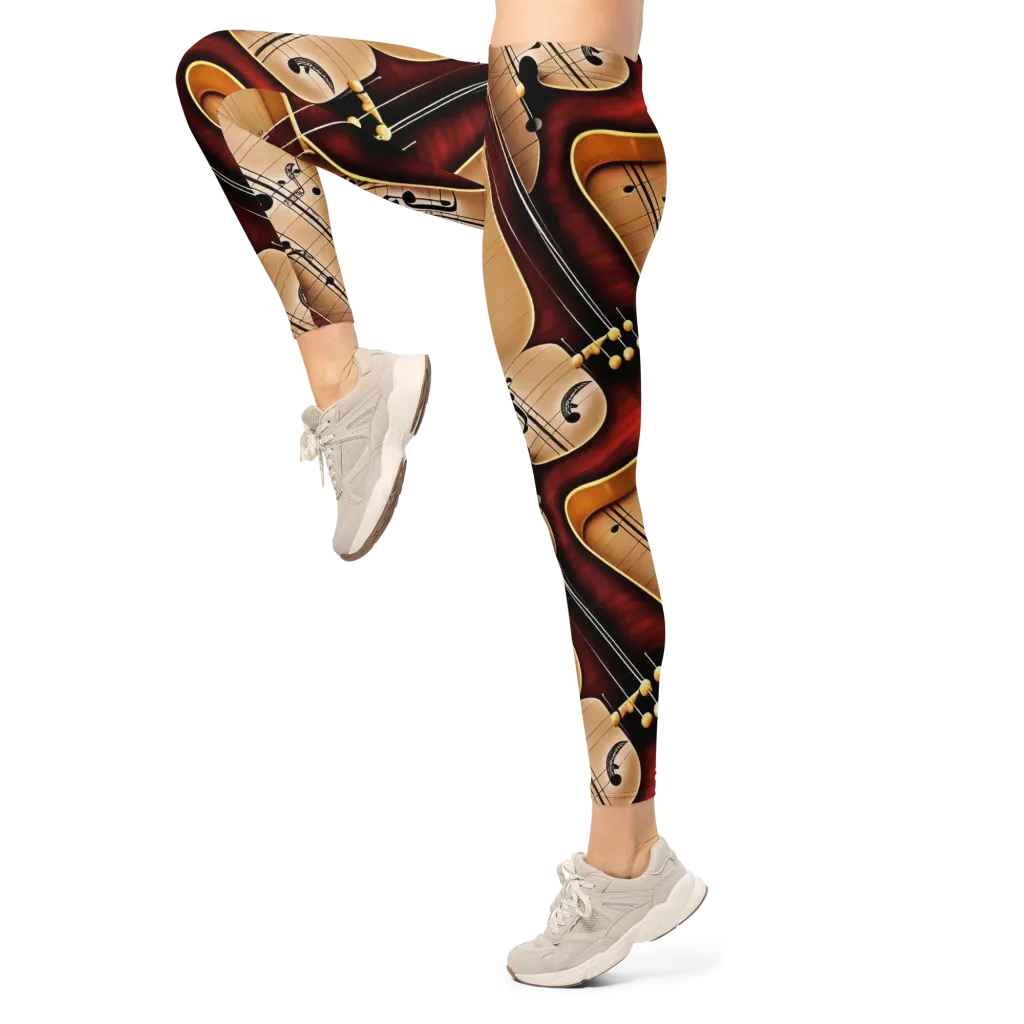 Velvet Virtuoso on Leggings — Left