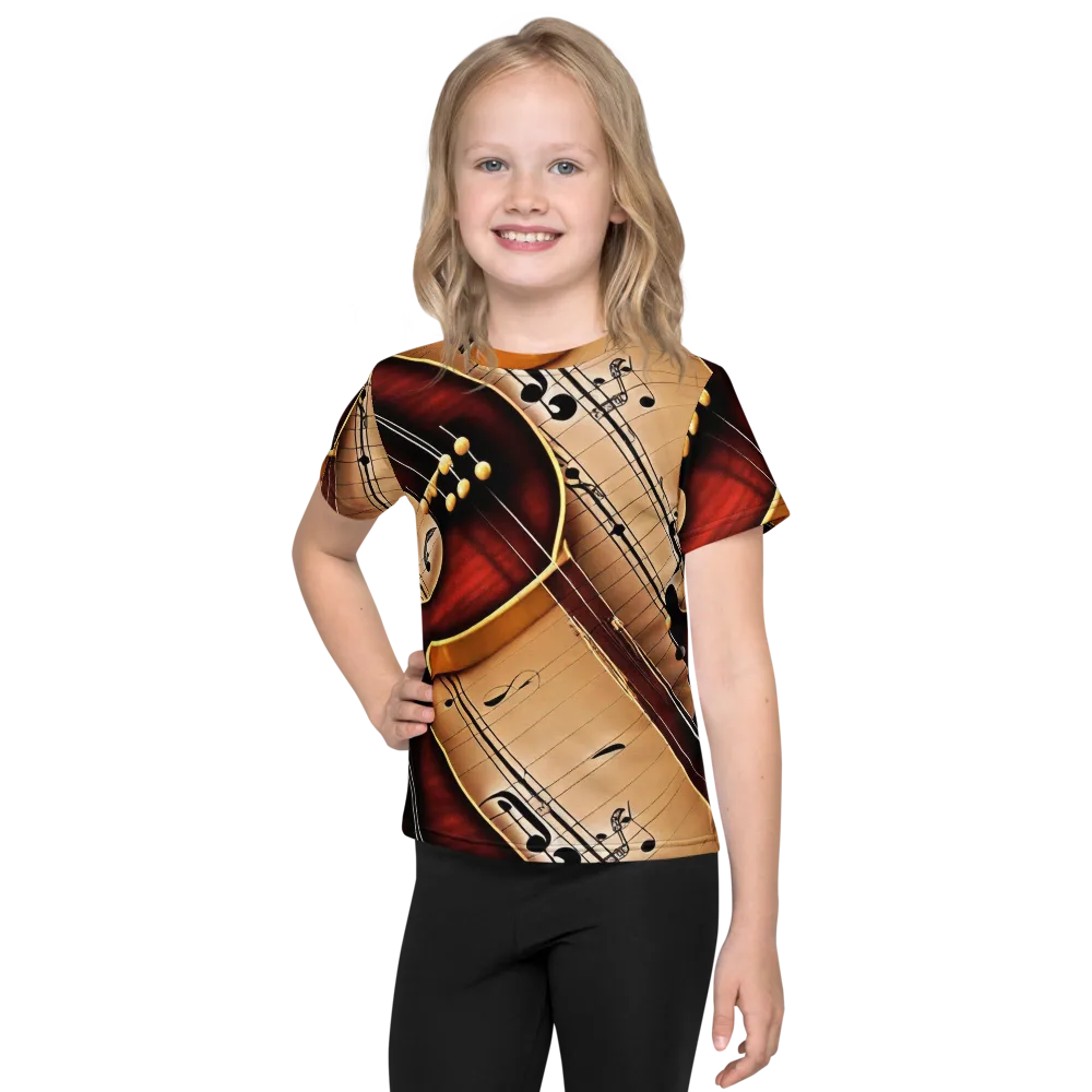 Velvet Virtuoso on Kids Crew Neck T-Shirt — Front