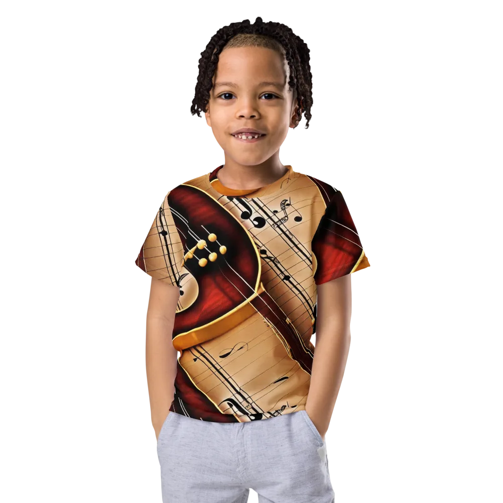 Velvet Virtuoso on Kids Crew Neck T-Shirt — Front