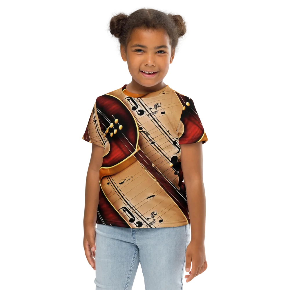 Velvet Virtuoso on Kids Crew Neck T-Shirt — Front