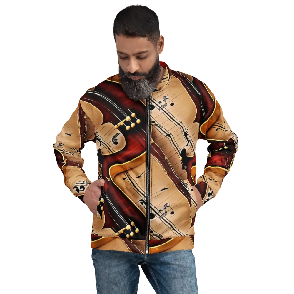 Velvet Virtuoso on Bomber Jacket — Front
