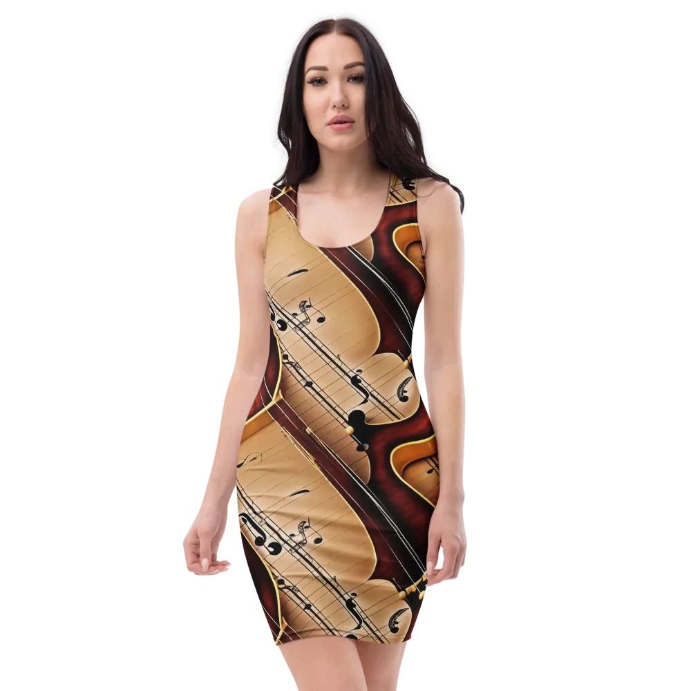 Velvet Virtuoso on Bodycon Dress — Front