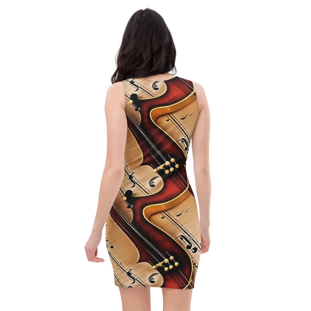 Velvet Virtuoso on Bodycon Dress — Back