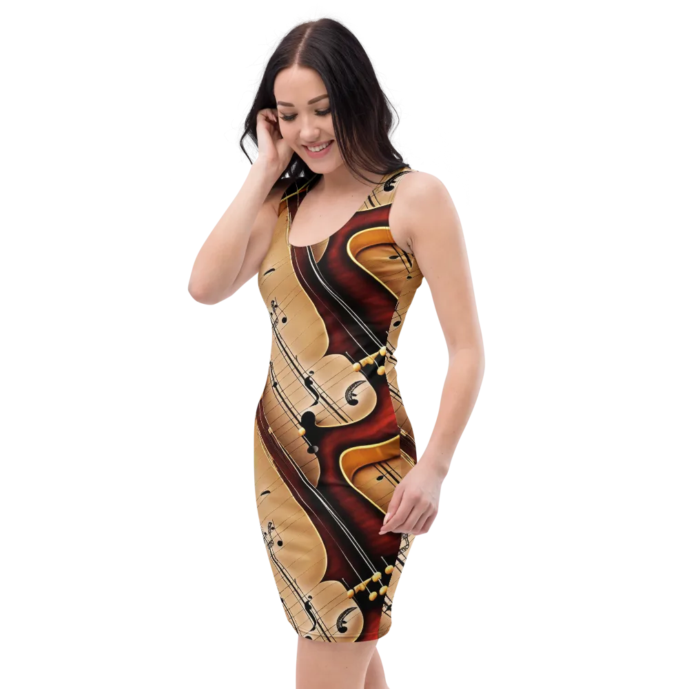 Velvet Virtuoso on Bodycon Dress — Left Front