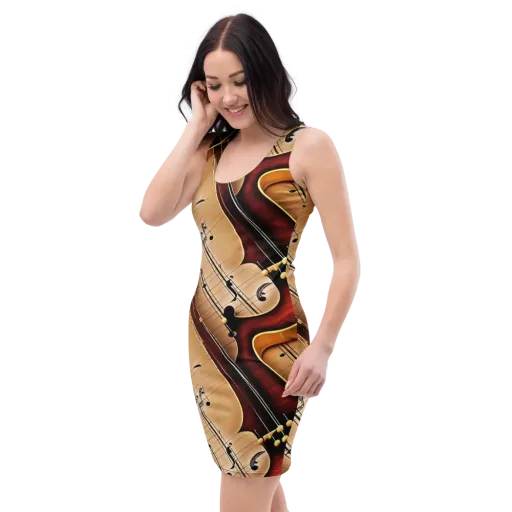 Velvet Virtuoso on a Bodycon Dress