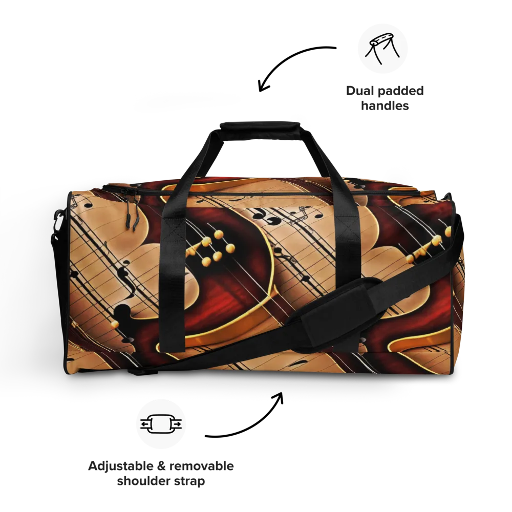 Velvet Virtuoso on Duffle Bag — Front