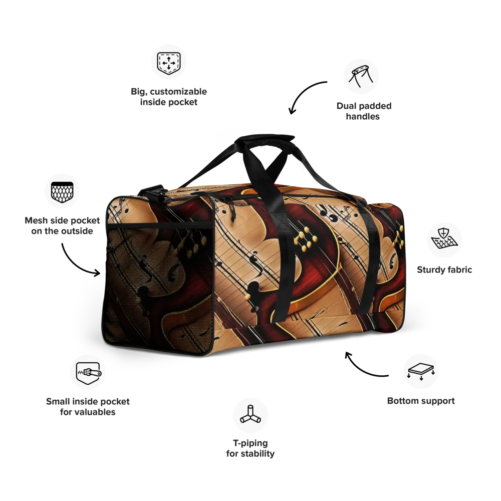 Velvet Virtuoso on Duffle Bag — Right Front
